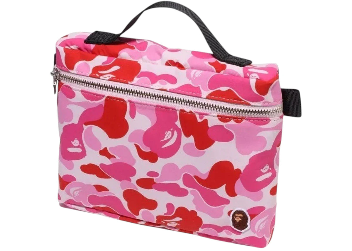 BAPE ABC Camo Music Pouch (FW25) Pink -1