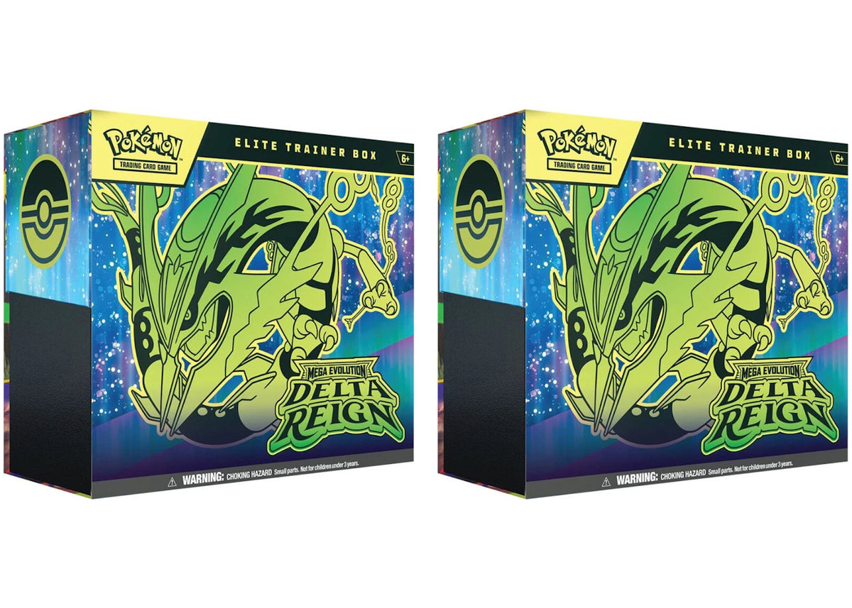 2026 Pokémon Mega Evolution Delta Reign Elite Trainer Box 2x Lot -1
