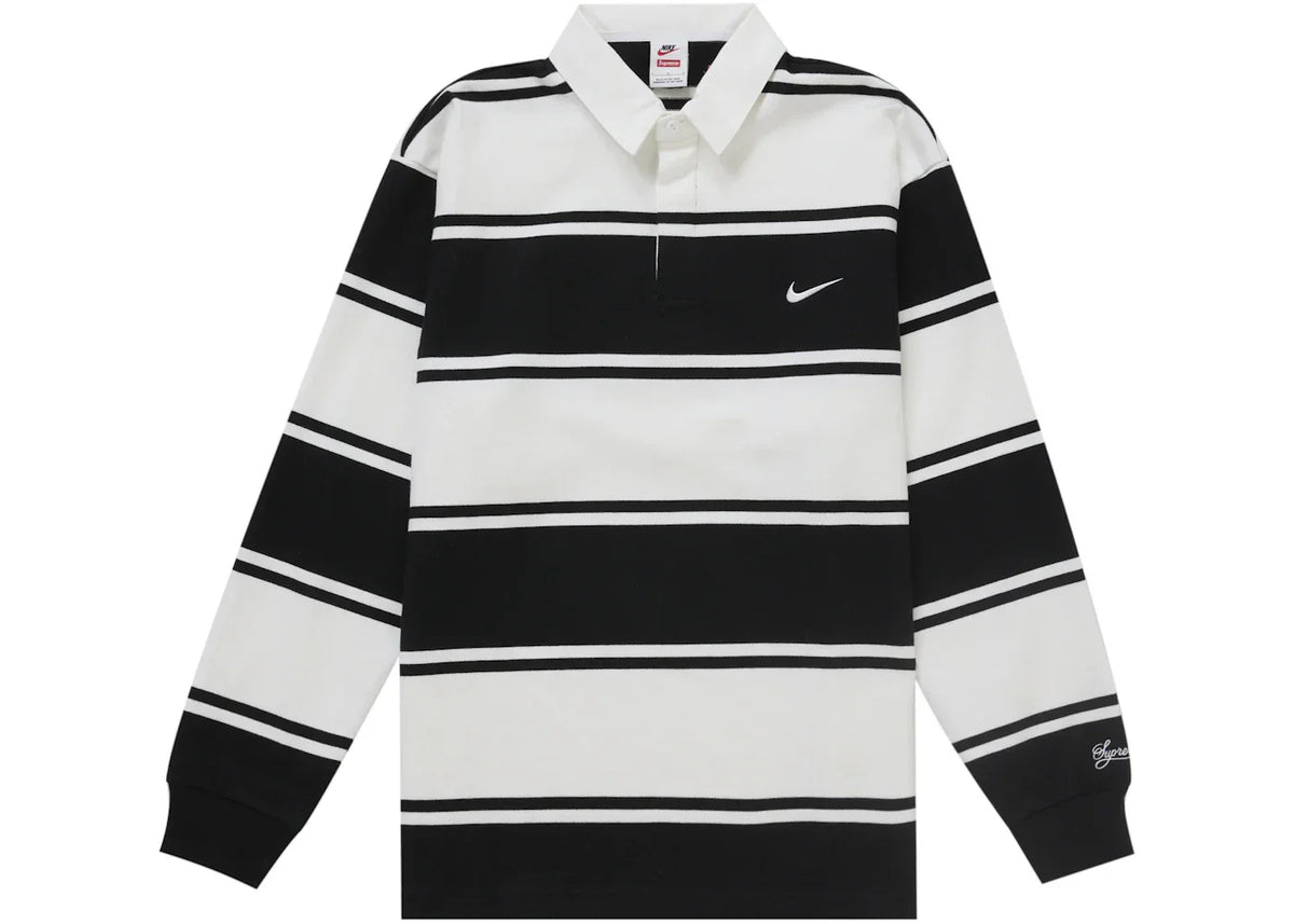A*C様 Supreme x Nike Stripe Rugby Supreme Nike Stripe Rugby Black