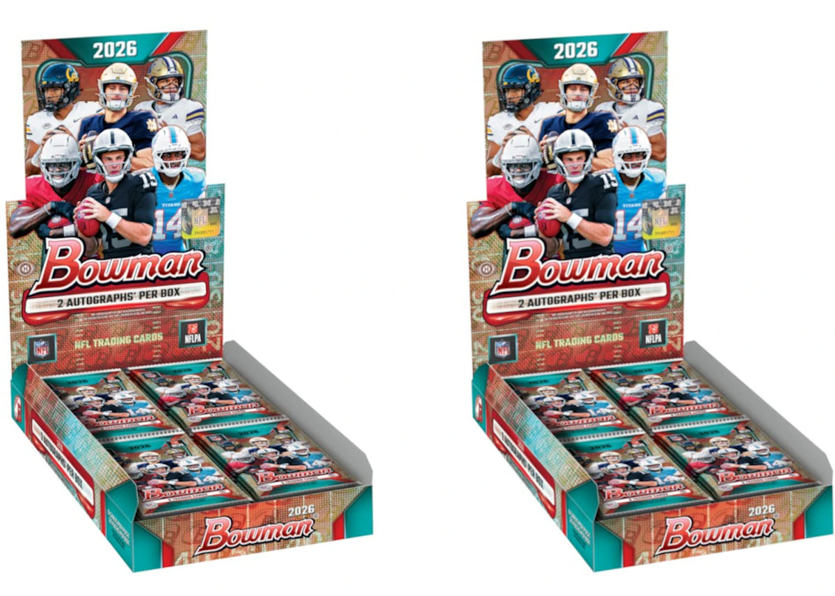 2026 Bowman Football Hobby Box 2x Lot -1
