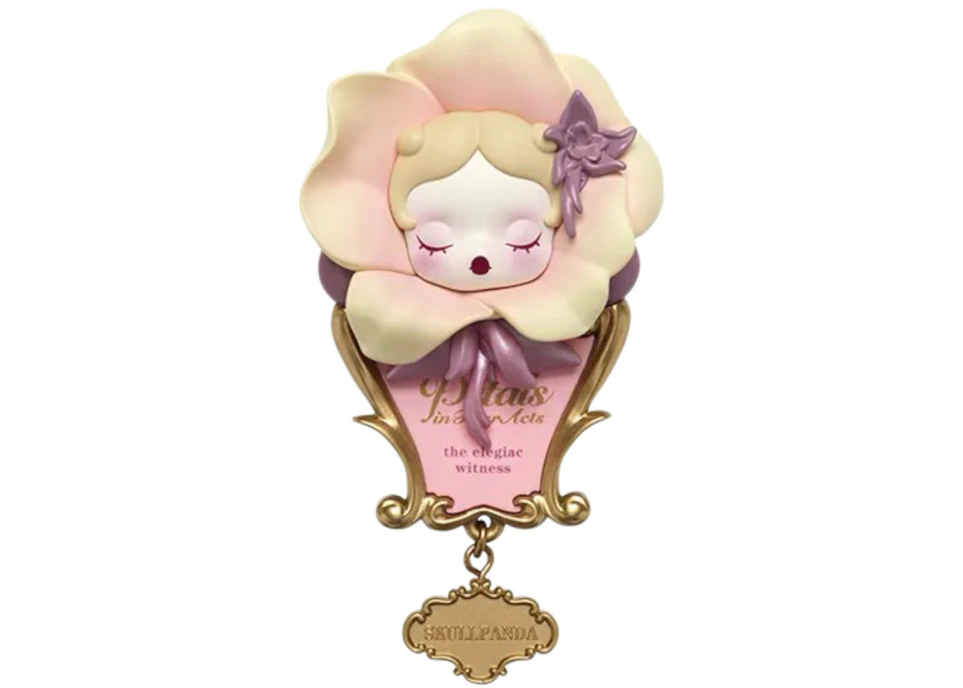 Pop Mart SKULLPANDA Petals in Four Acts Series The Elegiac Witness Fridge Magnet -1