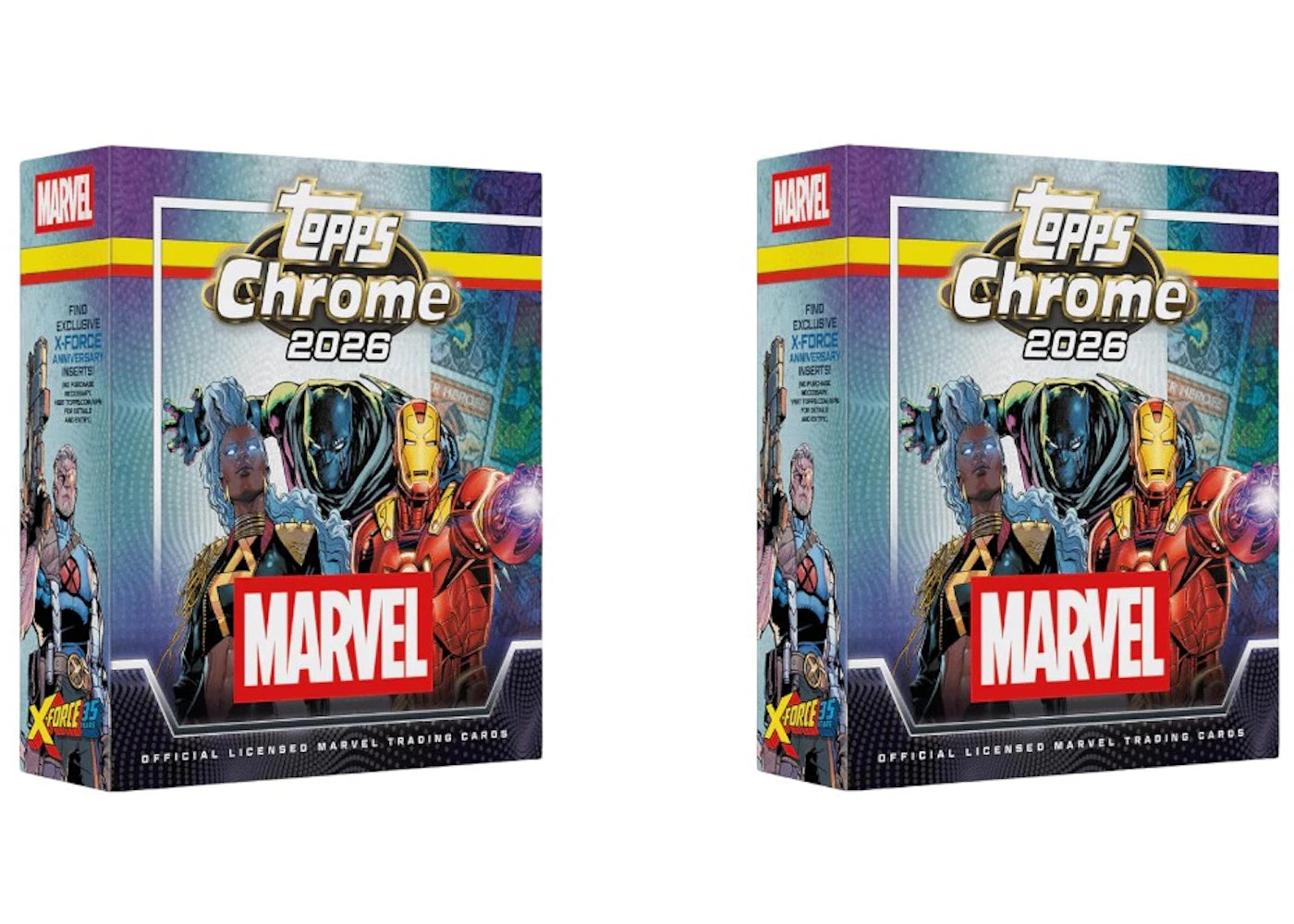 2026 Topps Chrome Marvel Comics Mega Box 2x Lot -1