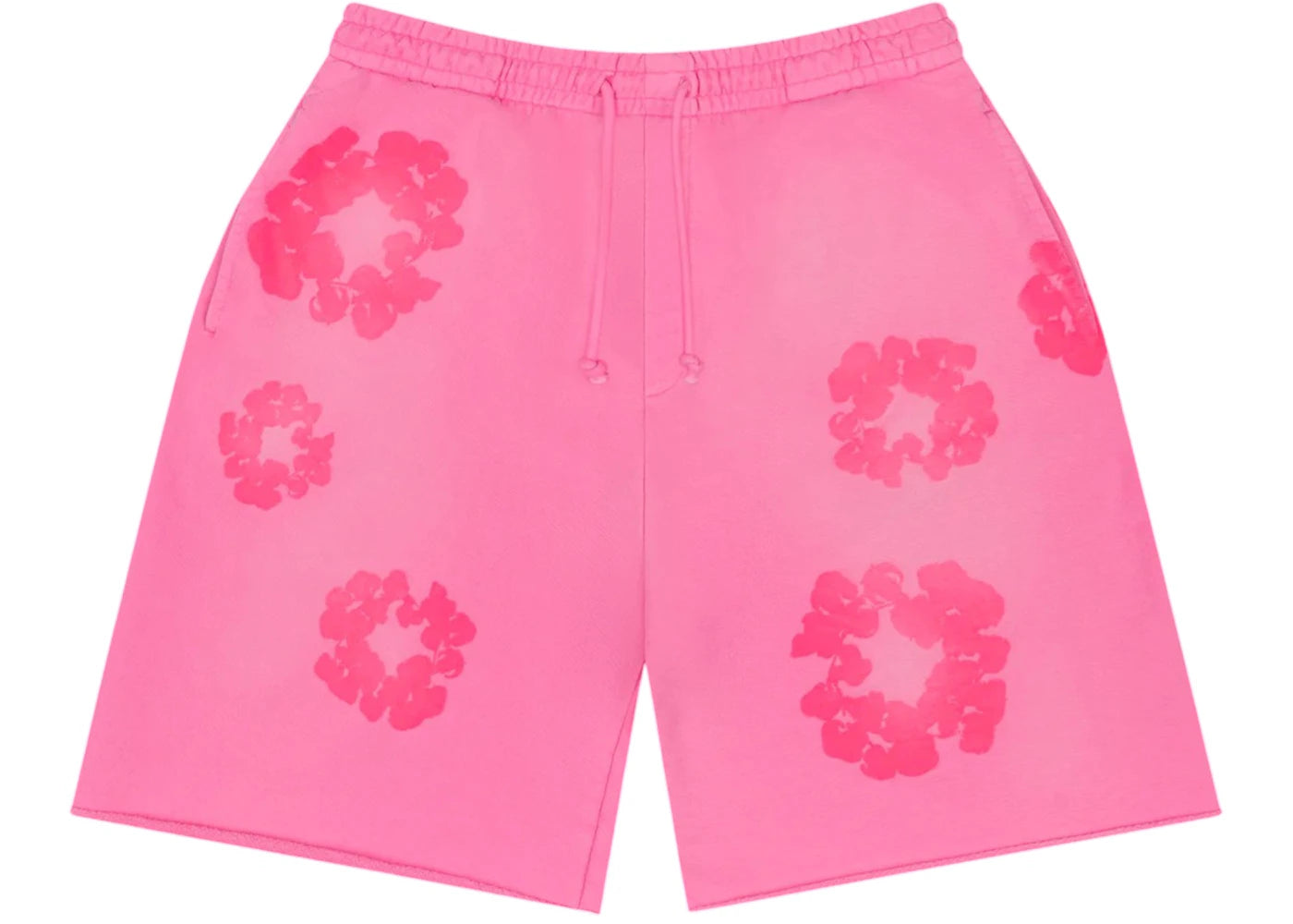 Denim Tears Mono Cotton Wreath Sweat Shorts Pink -1