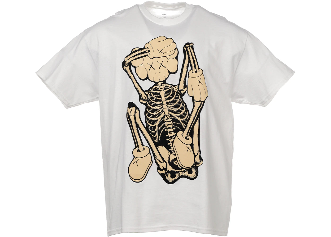 KAWS SKELETON NEW FICTION T-shirt Bone -1