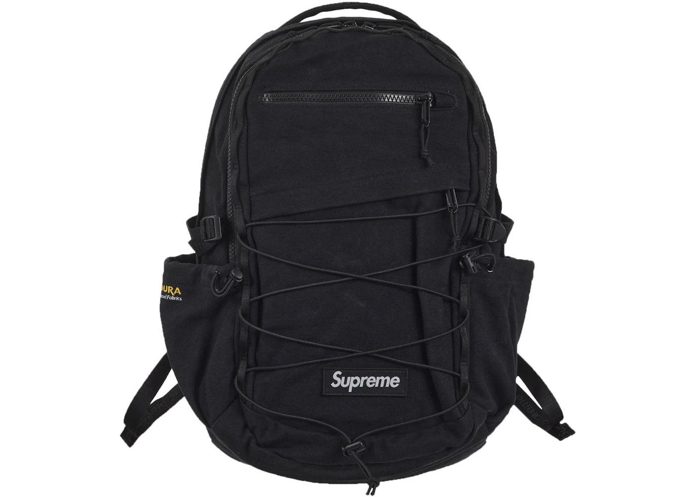 Supreme Logo Backpack (SS25) Black -1
