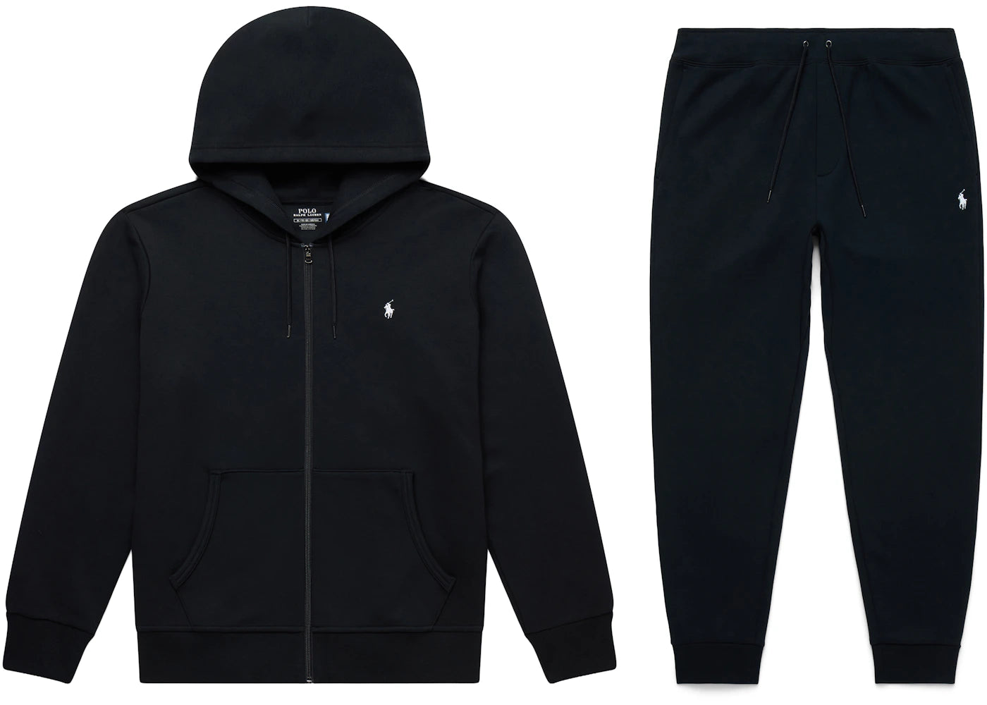 Polo Ralph Lauren Double-Knit Full-Zip Hoodie and Double-Knit Jogger Pant Set Polo Black -1