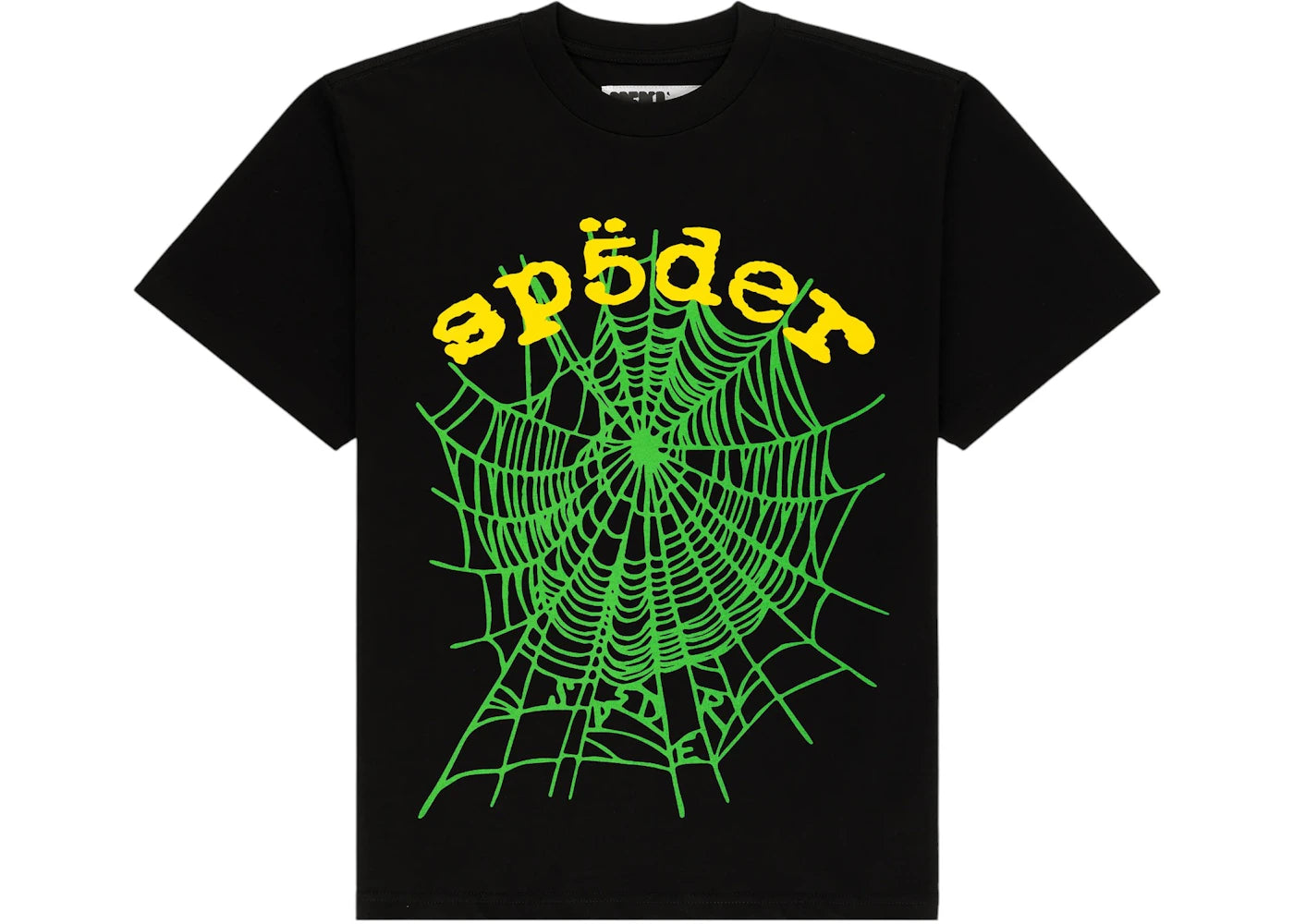 Sp5der OG Web V2 Tee Black/Multicolor -1