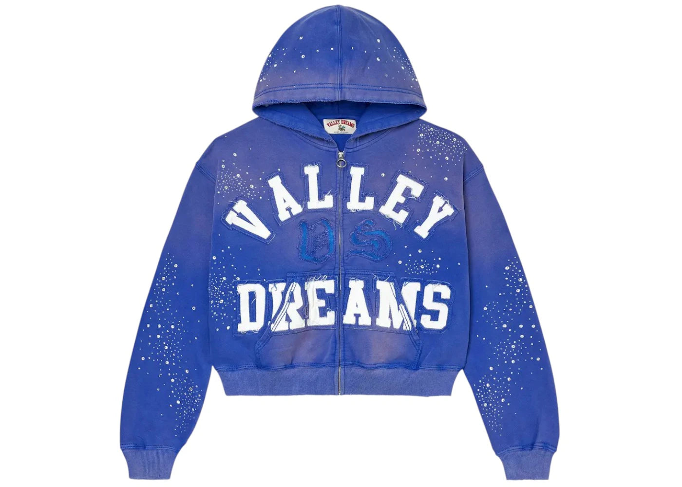 Vale Forever Classico Zip Up Hoodie Sapphire -1