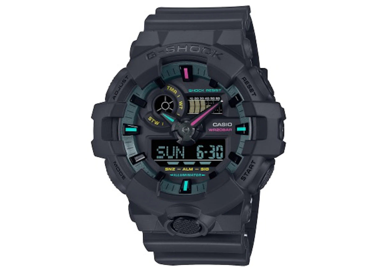 Casio Analog-Digital G-Shock GA-700MF-1A (Black) -1