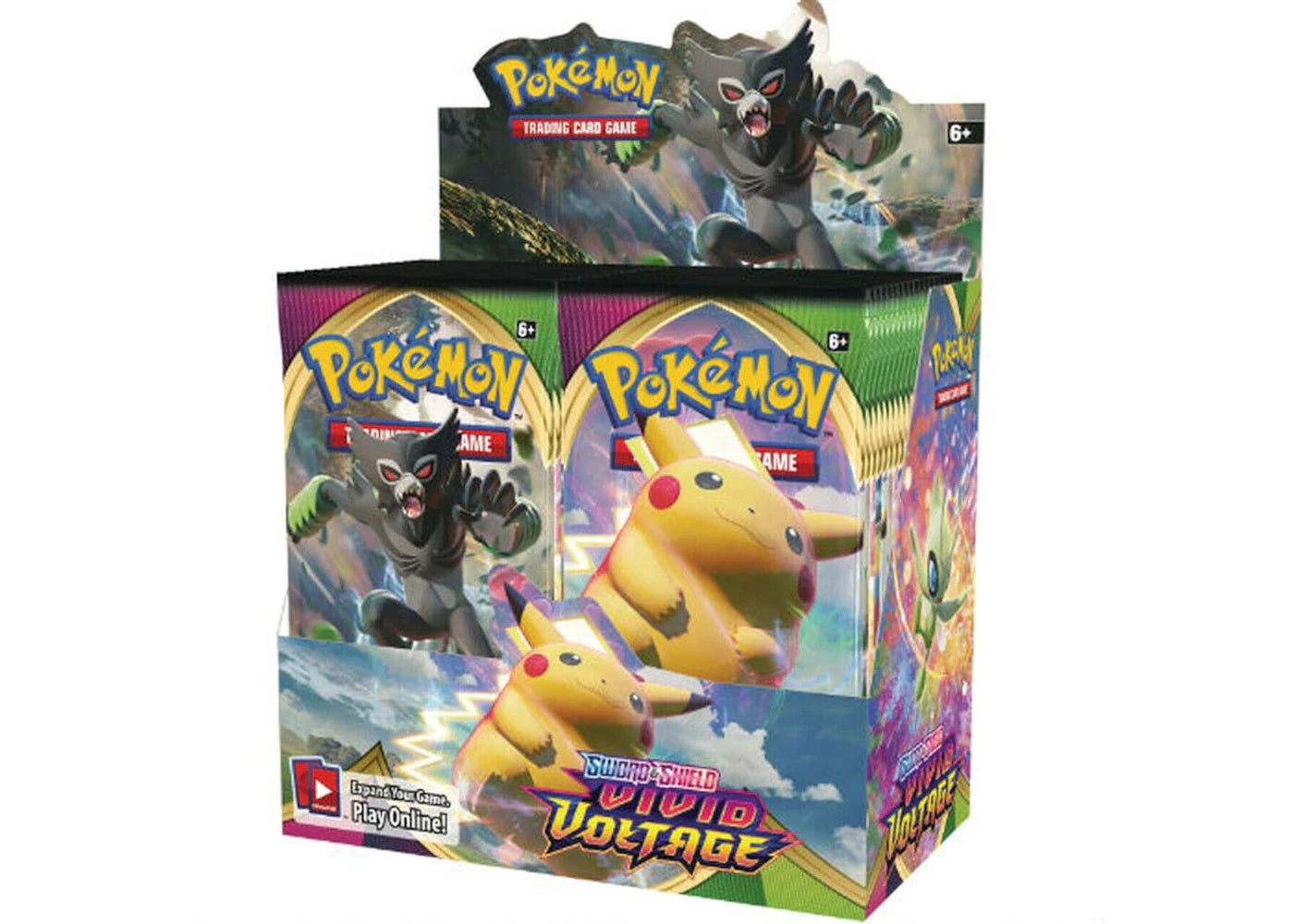 2020 Pokemon TCG Sword & Shield Vivid Voltage Booster Box -1