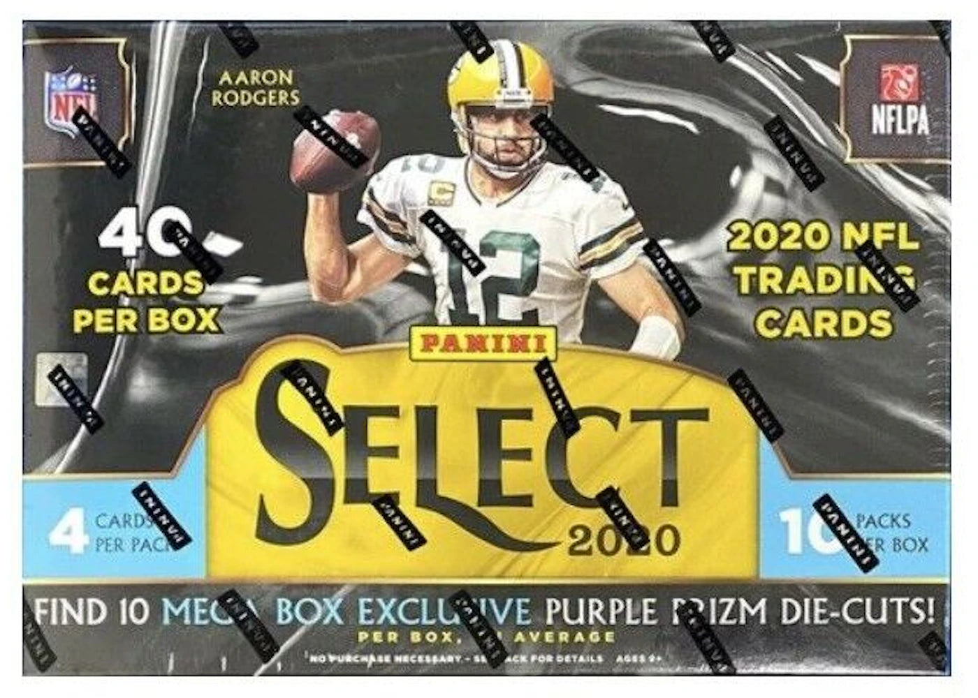 2020 Panini Select Football Mega Box (Purple Die Cuts) -1