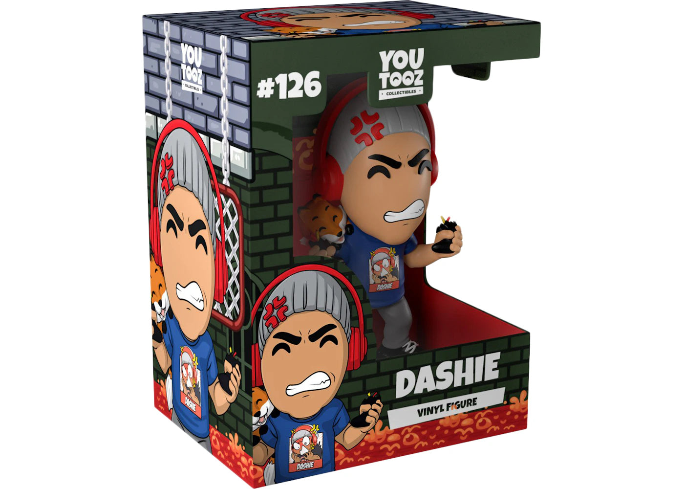 Youtooz Dashie Vinyl Figure RAGING -1