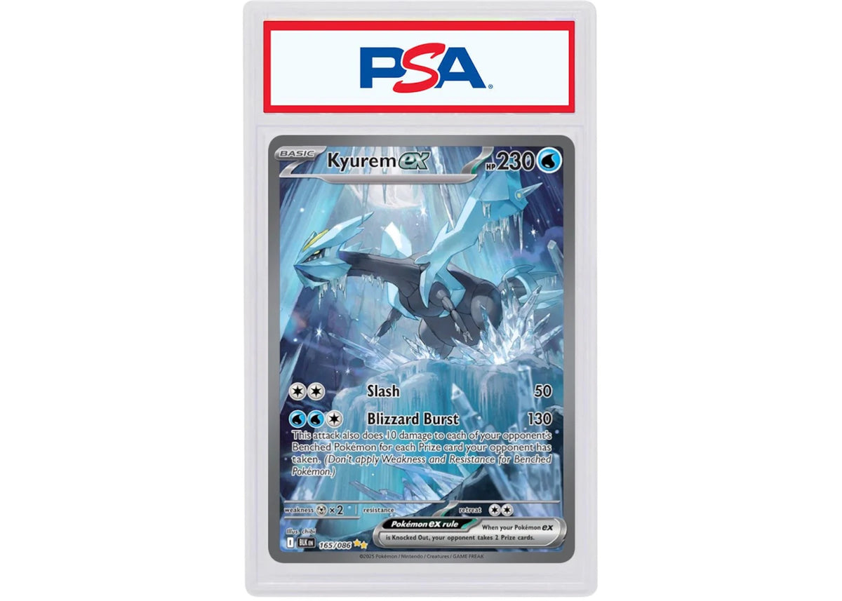 Kyurem ex 2025 Pokémon Scarlet & Violet Black Bolt Hyper Rare 165/086 (PSA Graded) -1