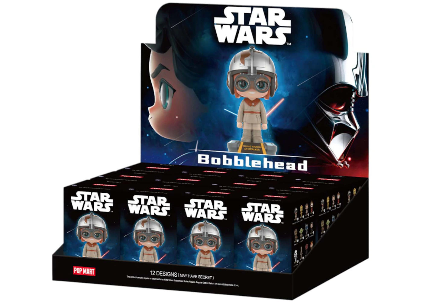 Pop Mart Star Wars Bobblehead Series Figures Sealed Case (12 Blind Box) -1
