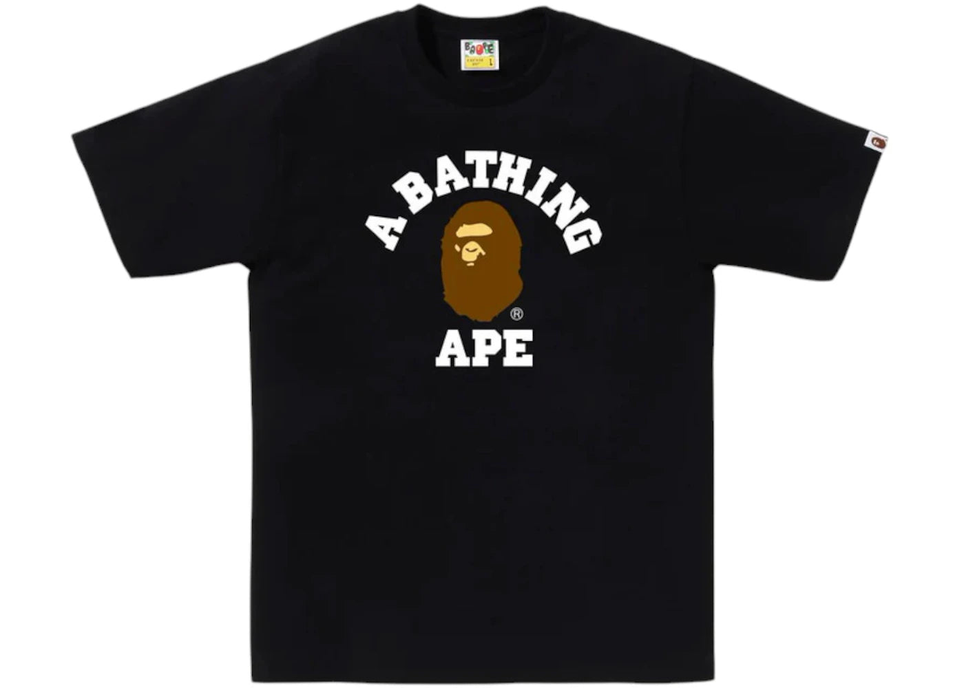 BAPE College Tee (SS25) Black -1