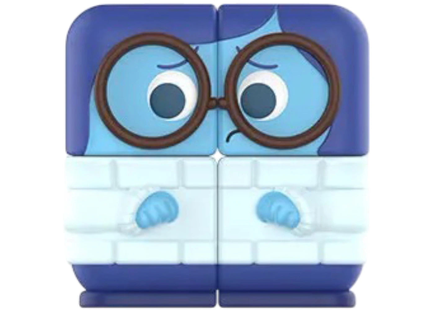 Pop Mart Disney Pixar POP CUBE CUBIEC Series Sadness Figure -1