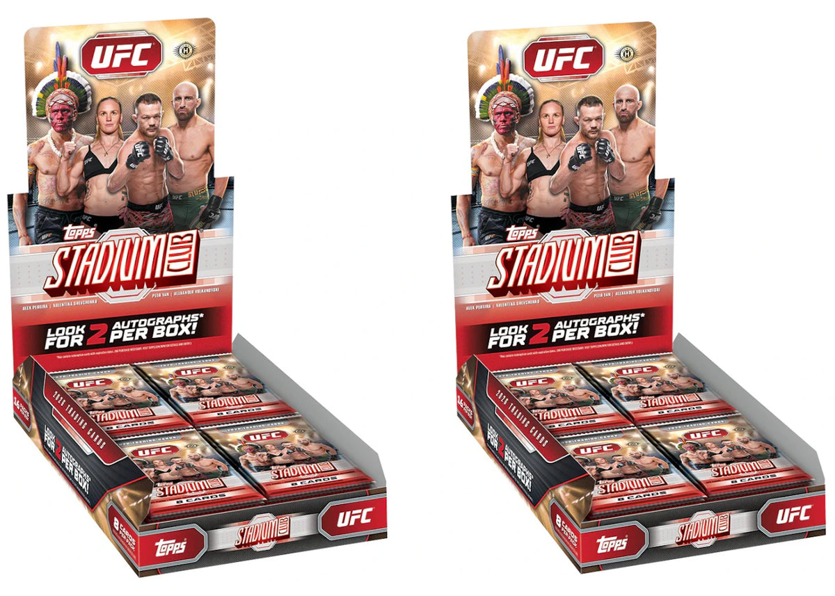 2026 Topps Stadium Club UFC Hobby Box 2x Lot -1