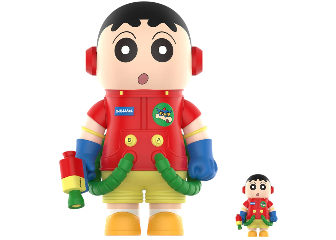 Pop Mart Mega Space Molly Crayon Shinchan 100% & 400% Set -1