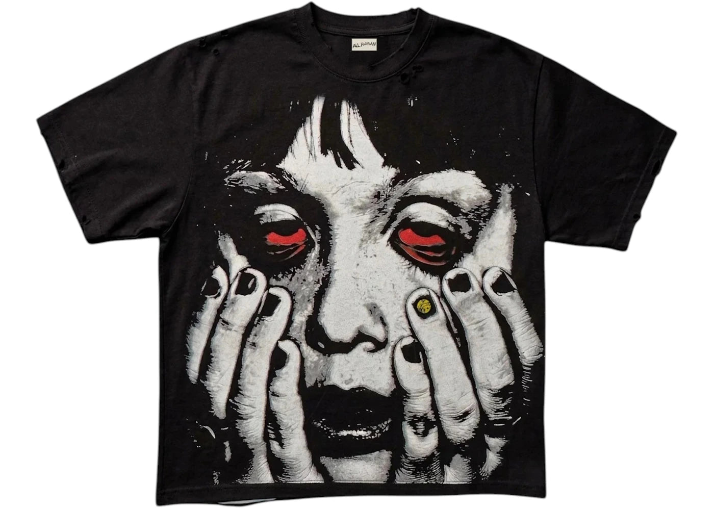 All Human Hello Goodbye V2 T-shirt Black -1