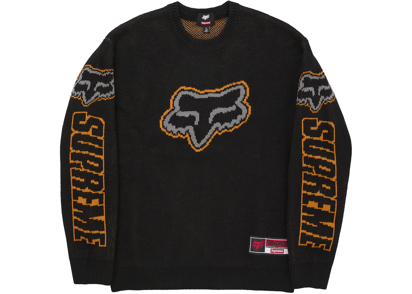 Supreme Fox Racing Sweater Black -1