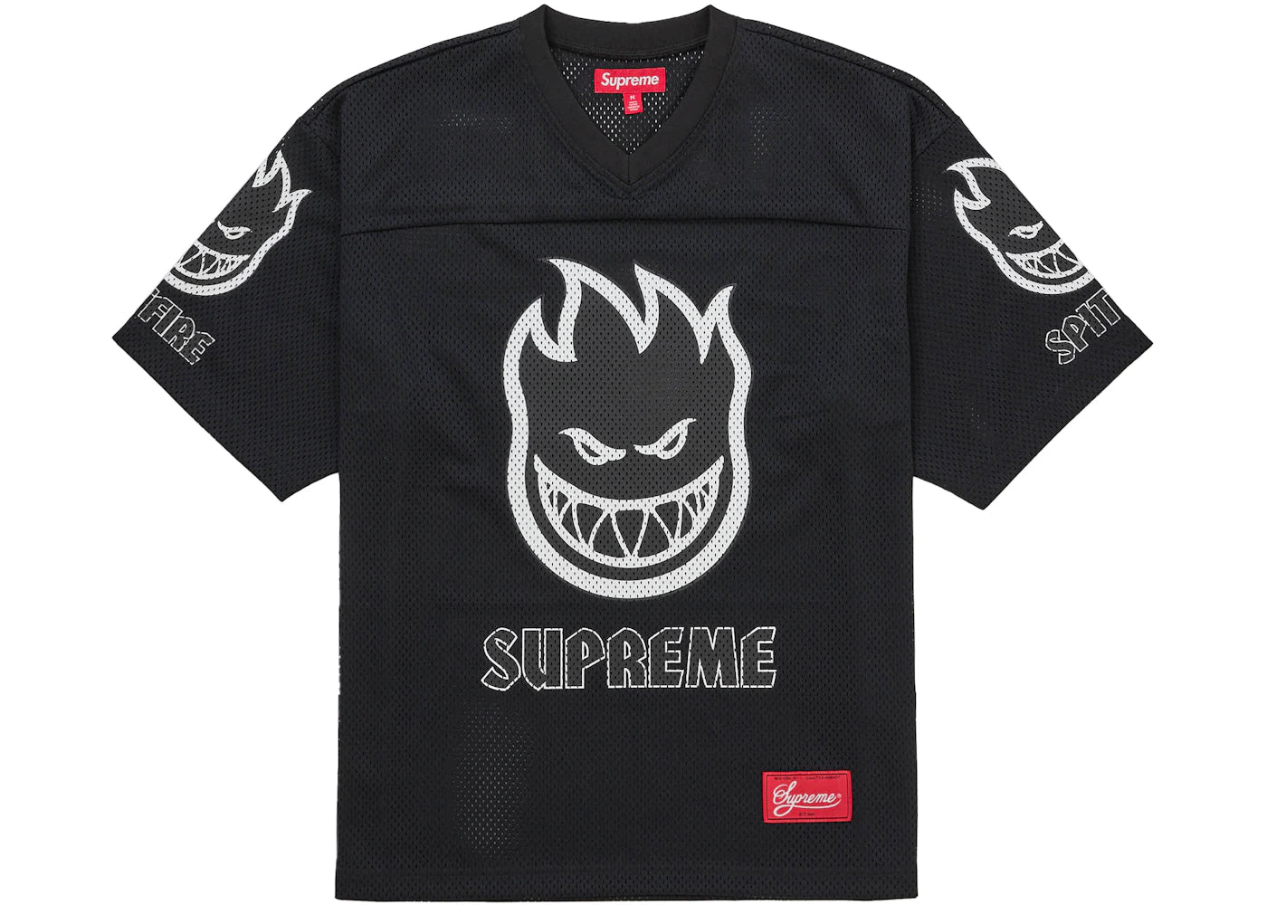 Supreme Spitfire Football Jersey Black -1