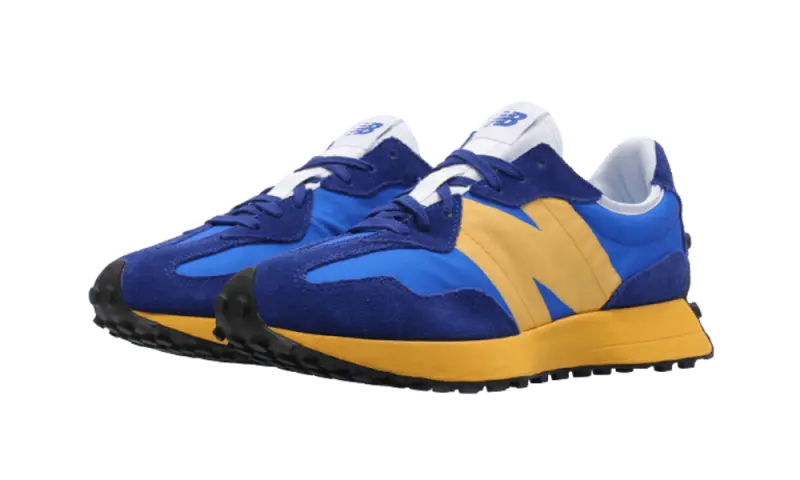 New Balance 327 Blue Yellow - MS327CLB