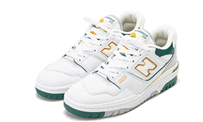 New Balance 550 White Nightwatch Green