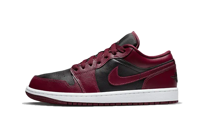 Air Jordan 1 Low Black Maroon