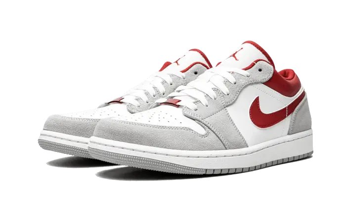 Air Jordan 1 Low SE Light Smoke Grey Gym Red - DC6991-016