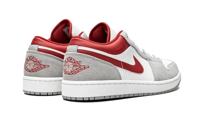 Air Jordan 1 Low SE Light Smoke Grey Gym Red - DC6991-016