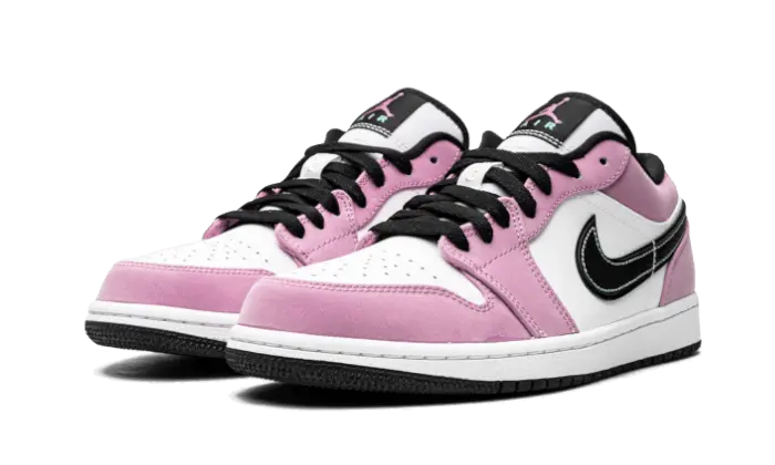 Air Jordan 1 Low SE Violet Shock White Black - MTHOR SHOP