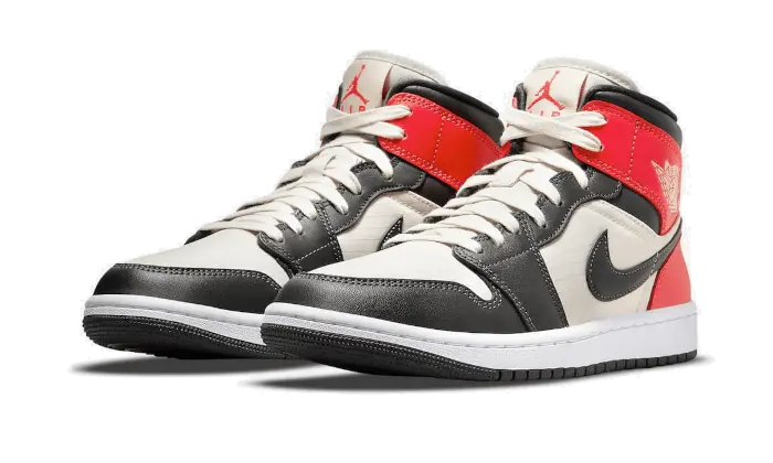 Air Jordan 1 Mid Light Orewood Brown SKU : DQ6078-100