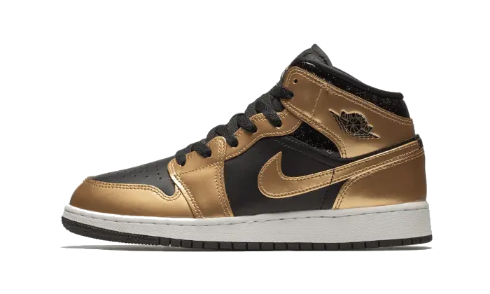 Air Jordan 1 Mid Metallic Gold