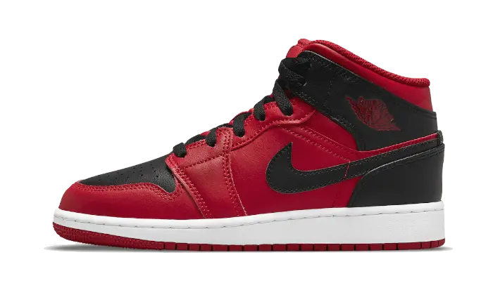 Air Jordan 1 Mid Reverse Bred - 554725-660