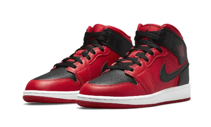 Air Jordan 1 Mid Reverse Bred - 554725-660