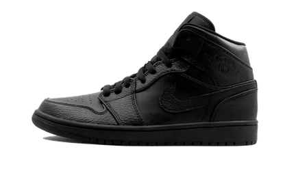 Air Jordan 1 Mid Triple Black - 554724-091