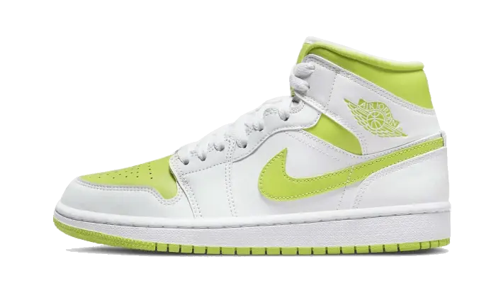 Air Jordan 1 Mid White Lime