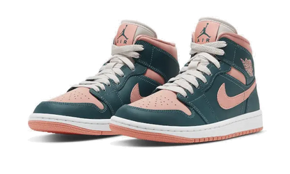 Air Jordan 1 Mid Dark Teal Green (W)