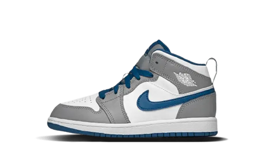 Air Jordan 1 Mid True Blue Enfant (PS)