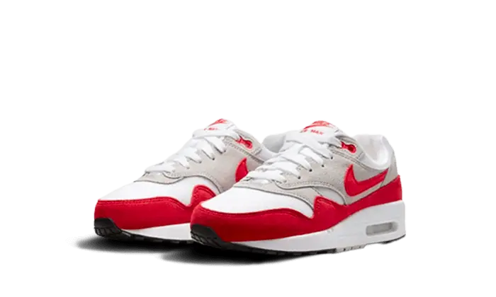 Air Max 1 White University Red (enfant)