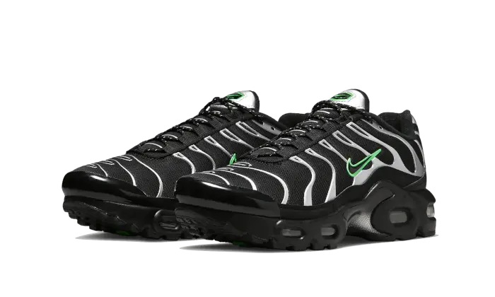 Air Max Plus Black Silver Green Strike