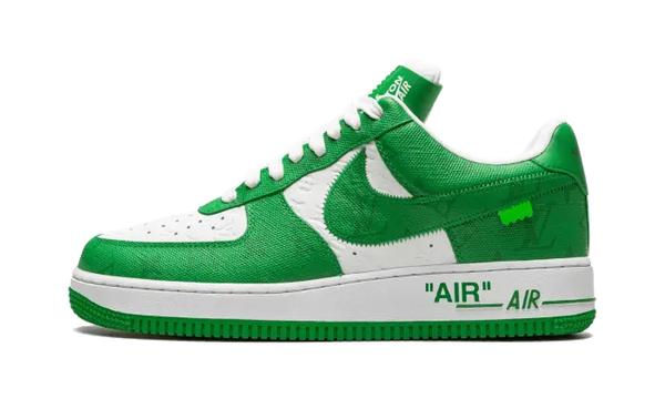 Nike air force 1 green white sales