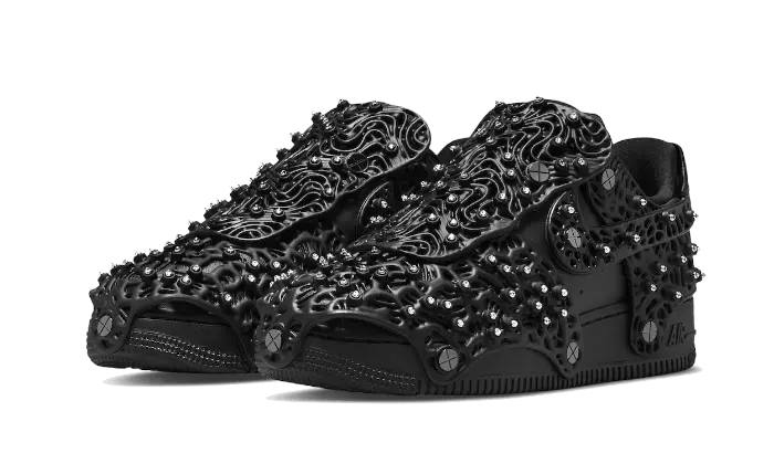 Air Force 1 Low Swarovski Triple Black (W) - MTHOR SHOP