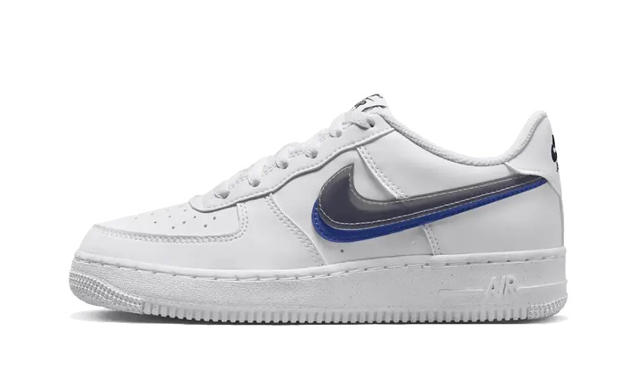 Nike Air Force 1 Low Impact Next Nature Double Swoosh White Black Blue