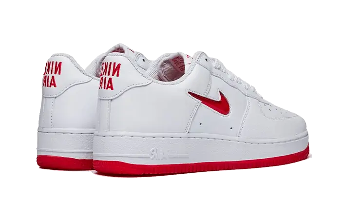 Nike air force 1 07 red swoosh new arrivals