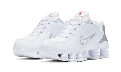 Nike Shox TL White Metallic Silver Max Orange (W)