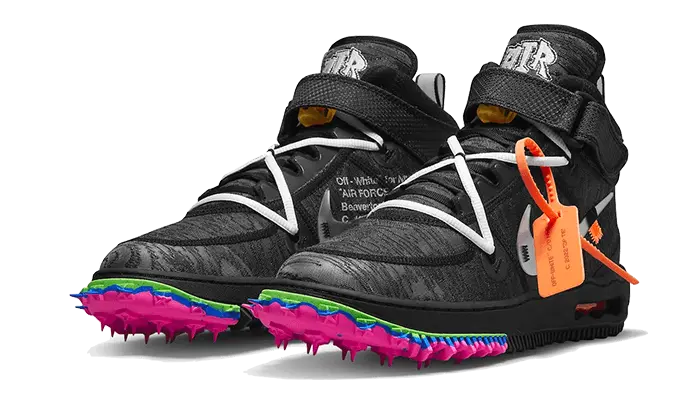 Air Force 1 Mid Off White Trasparente Nero MTHOR SHOP