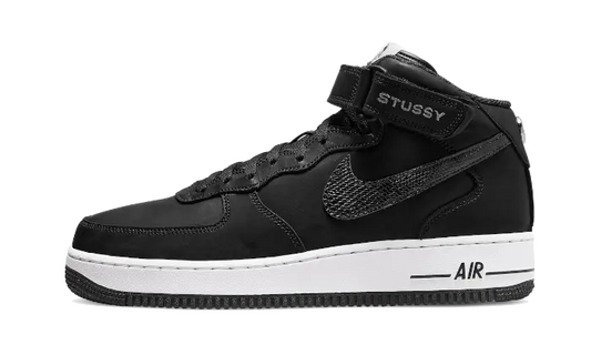 Air Force 1 Mid Stussy All Black