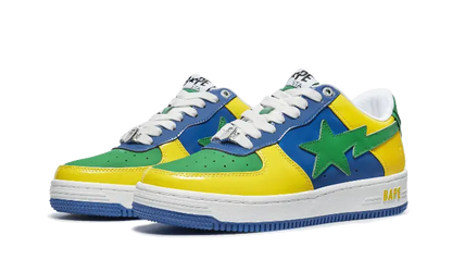 A Bathing Ape Bape Sta Low Blue Yellow