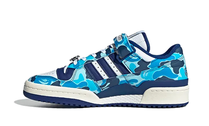 Adidas Forum 84 Low Bape 30th Anniversary Blue Camo